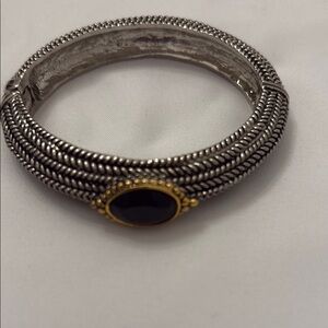 Silver and Gold-Tone Women's Bracelet